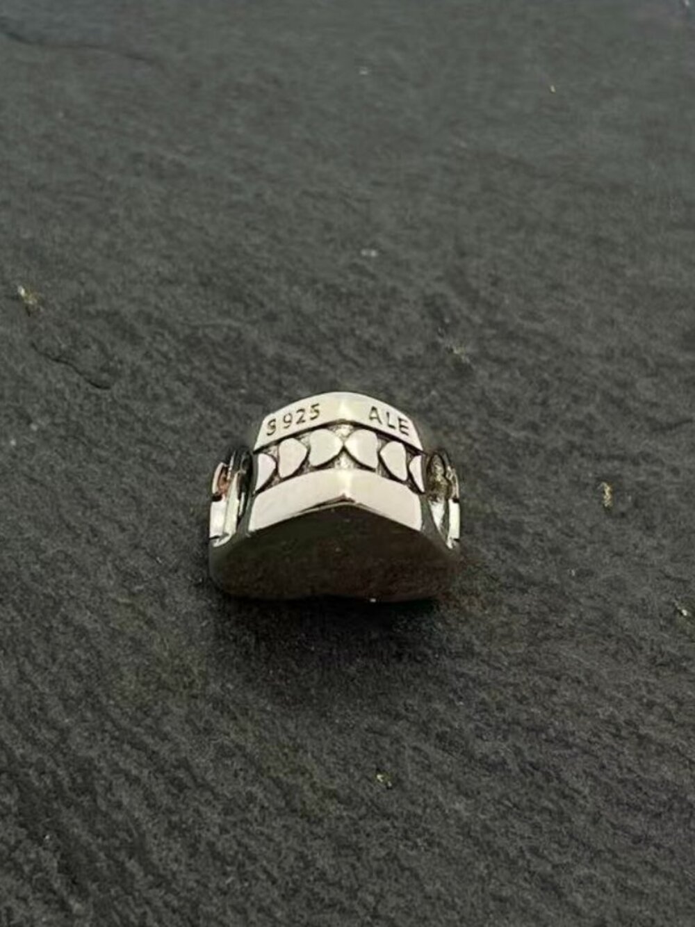 Pandora Aunt Heart Charm Sterling Silver Travel Jewelry - Picture 2 of 3